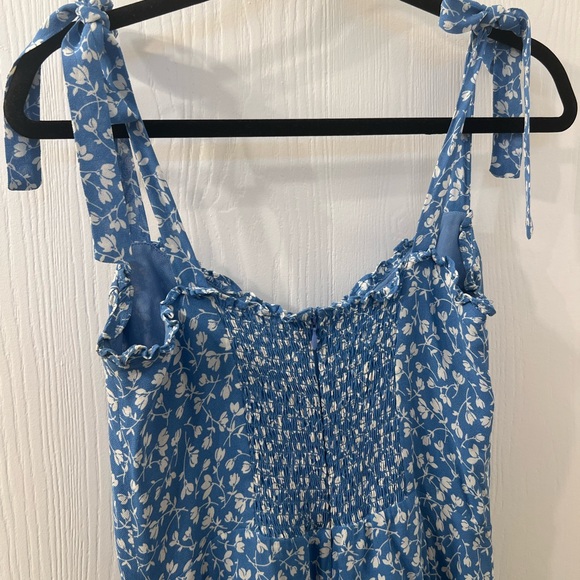 REFORMATION Nikita Dress - Marie Blue Floral, Size 10 - Picture 7 of 9